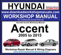 Hyundai Accent Workshop Service Repair Manual Download